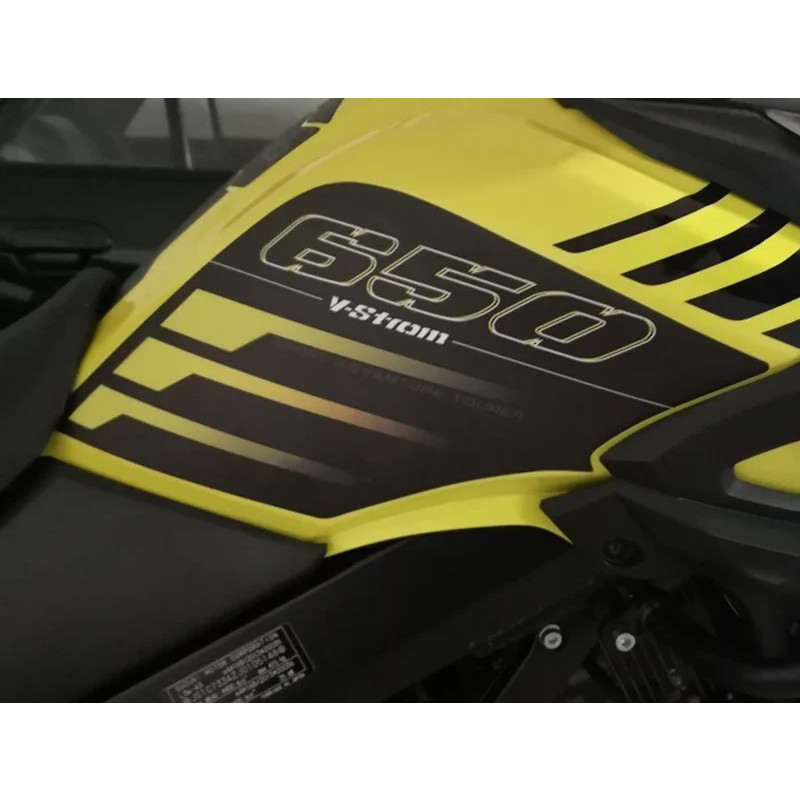 DL650 Motorcycle Tank Pad Protector Leather 3M Sticker Decals Accessories For VSTROM 650 650XT
