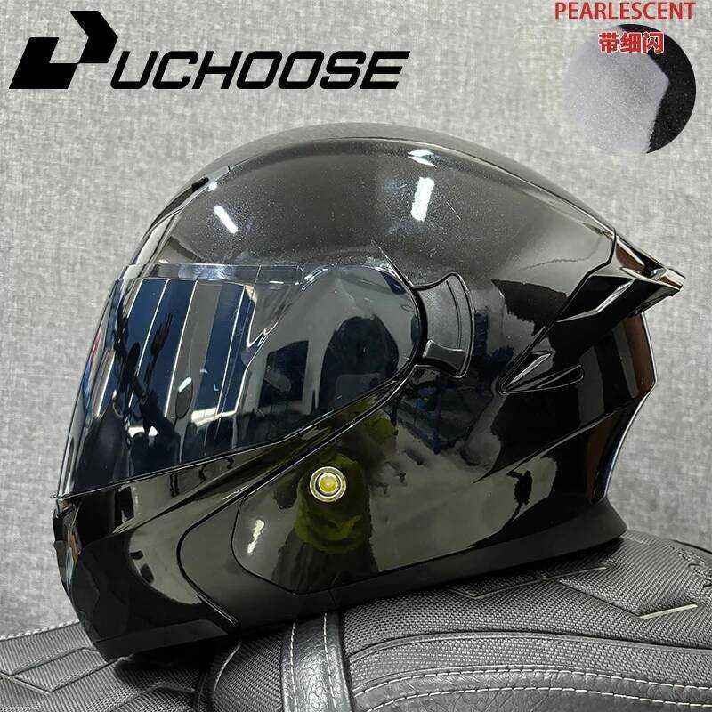 Uchoose DOT ได้รับการอนุมัติหมวกกันน็อค Crash Motorcycle Protective Gear Men Women Flip Up Helmet Mo
