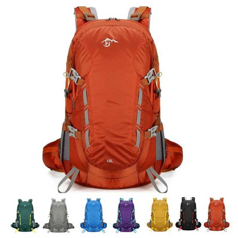 Outdoor Hiking 40L Multi-ftional Rainproof Camping Softback Backpack
