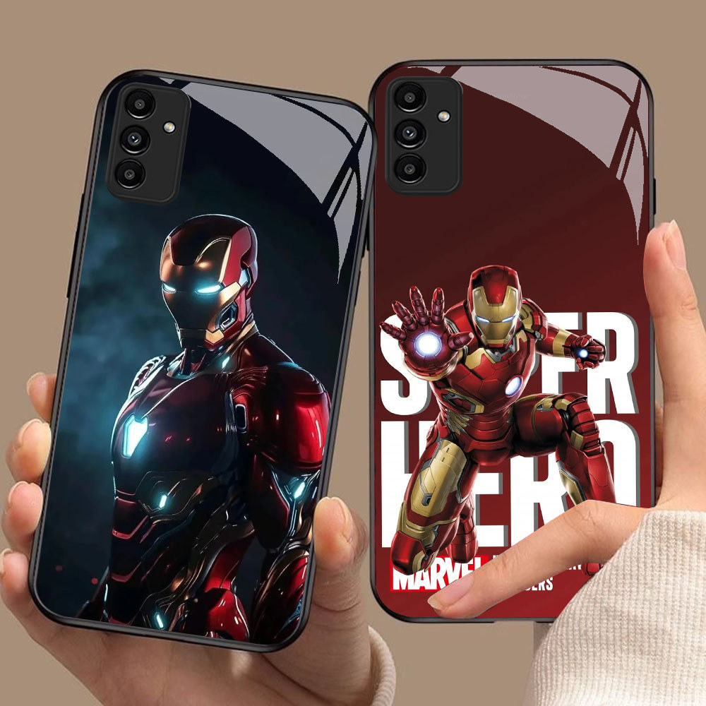 YS-59 Iron Man HD แก้วสําหรับ Samsung A05S A35 A55 A24 A14 A15 A04S A34 A25 M15 A54 S21 FE Plus Ultr
