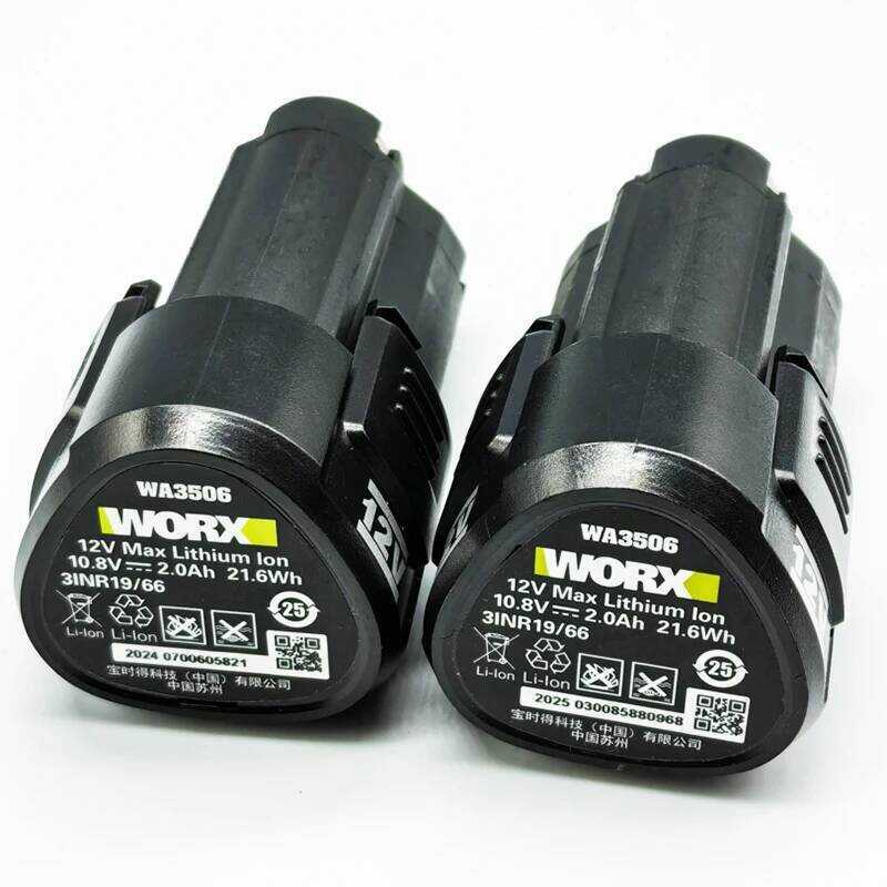 2000mAh แบตเตอรี่เครื่องมือไฟฟ้าใหม่แท้ สำหรับ WORX 12V WA3506 WU127 WU128 WU130 WU131X WU132 WU280
