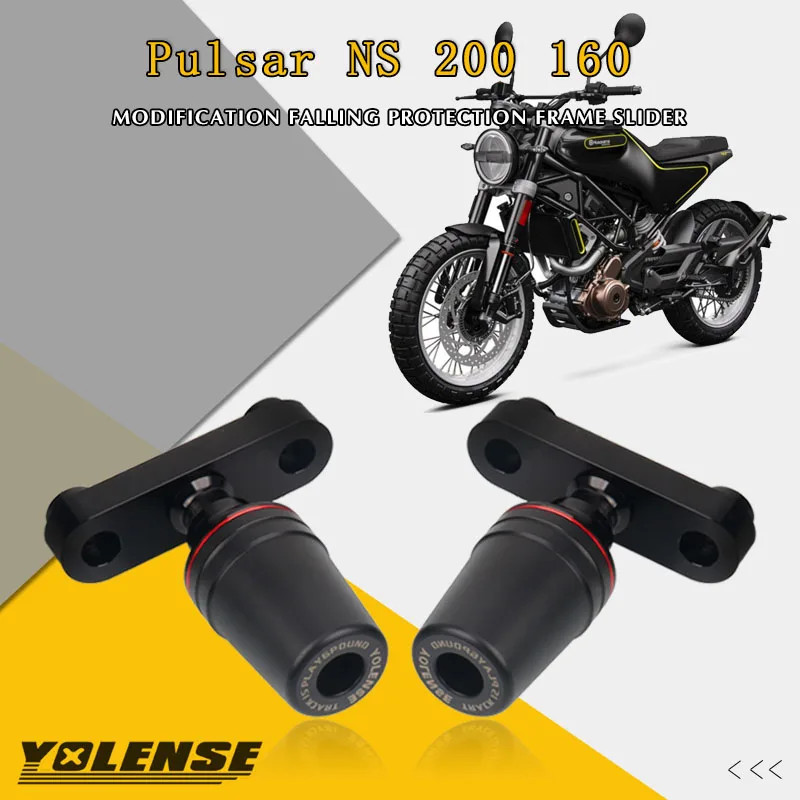 For Bajaj Pulsar NS 200 160 NS200 NS160 2012-2024 Motorcycle Falling Protection Frame Slider Fairin