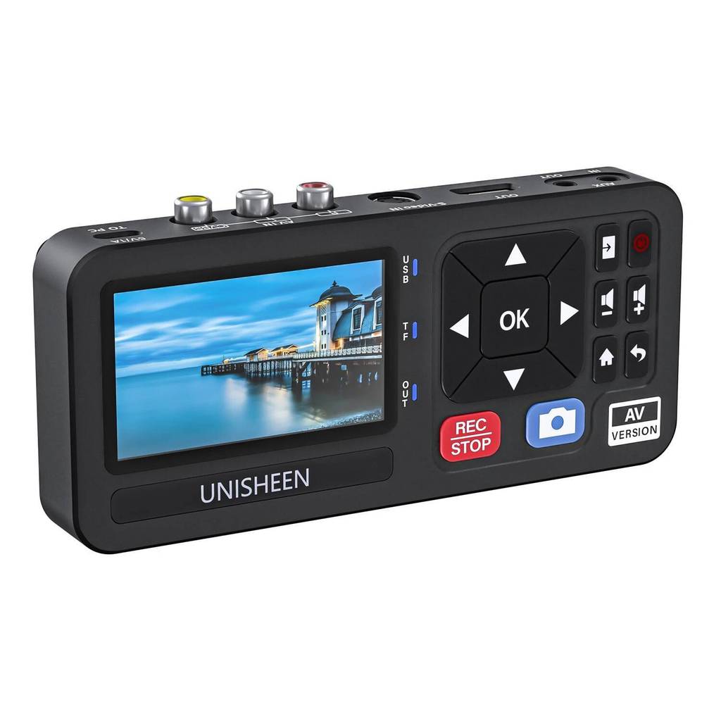 ขายร้อน VHS Tape to Digital Video Camera Recorder Casette MP3 Reel Mini Small TF FLASH Disk กล้องวิด