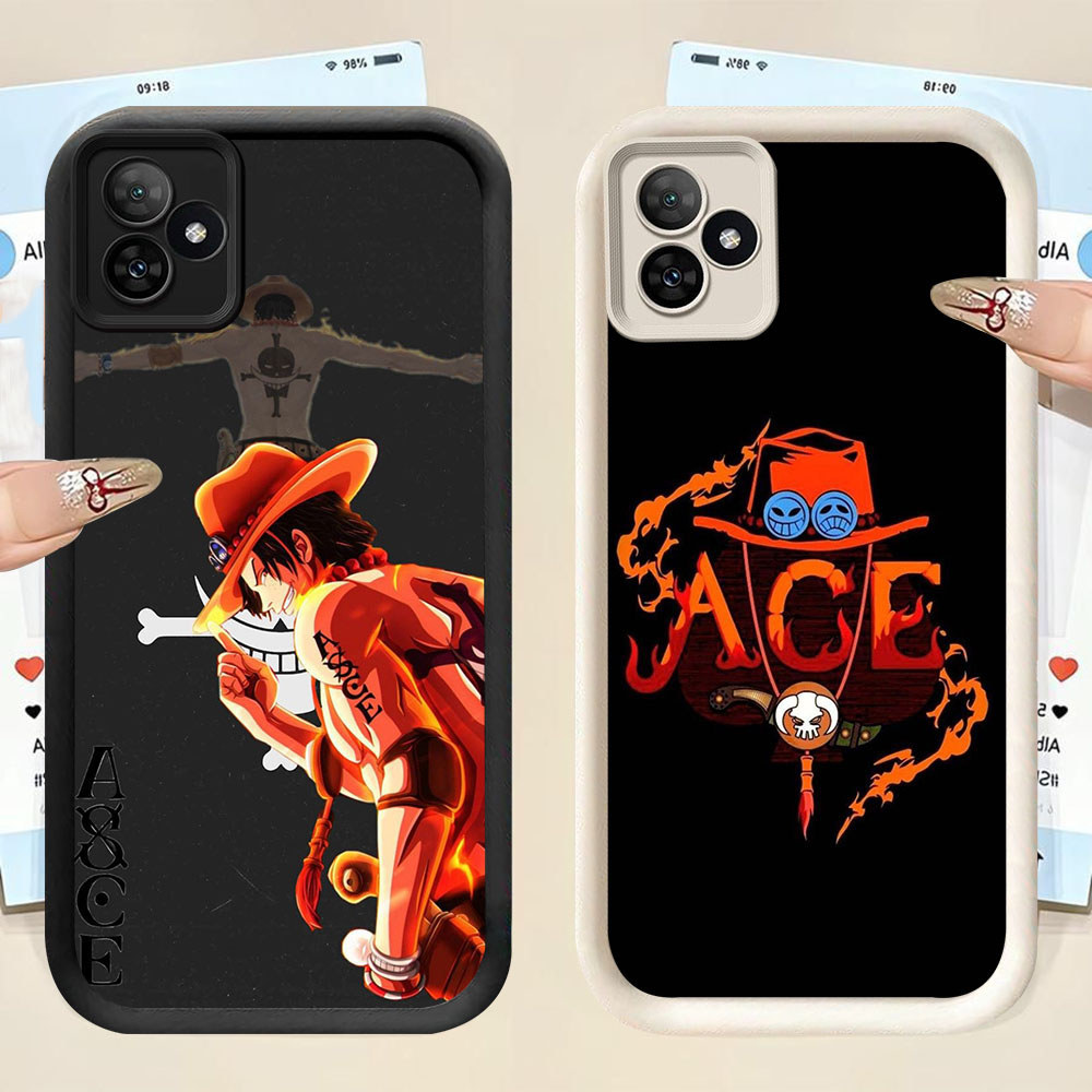 YS-79 One Piece Ace ปลอกกันกระแทกสําหรับRealme C53 C63 C61 C51 GT SE NEO6 6 หมายเหตุ 50 60 Narzo N61