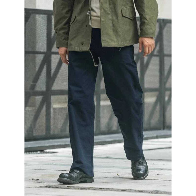 1944 บรอนสัน กางเกงชิโนของเจ้าหน้าที่ USMC กางเกงทหารขาตรงสำหรับผู้ชาย สีคาคี