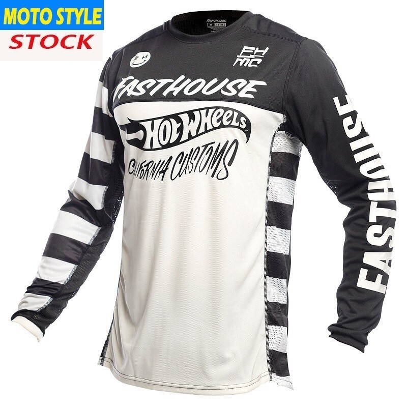 เสื้อยืดFASTHOUSEสำหรับชาย ออกแบบเพื่อบike enduroและmotorcross สวมใส่ขณะขี่รถจักรยานยนต์และBMX ปี2026ใหม่