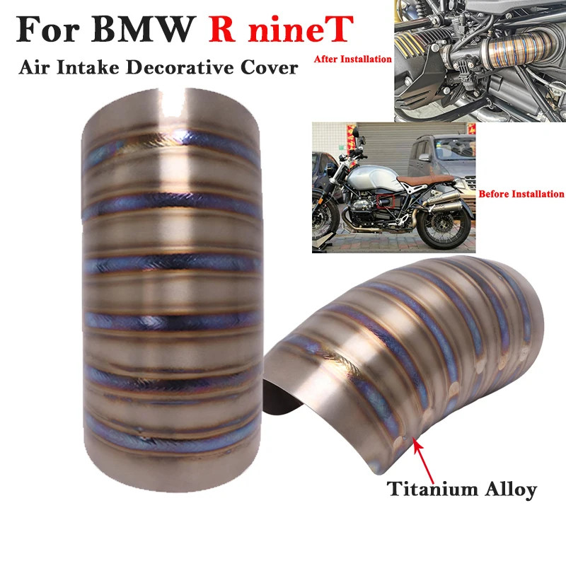 Motorcycle Exhaust Accessories For BMW R NINE T R nineT rninet R9T Titanium Alloy Air Intake Decora