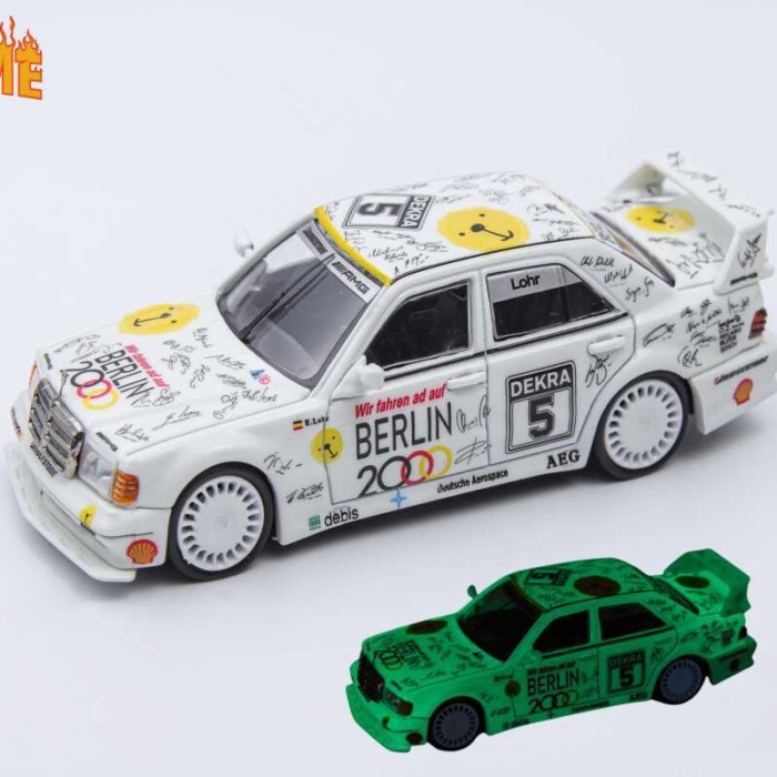 LMLF Model164 Alloy Sports Car Racing Model Berlin Bear DTM190E EVOII2 เหมาะสําหรับ Mercedes-Benz AM