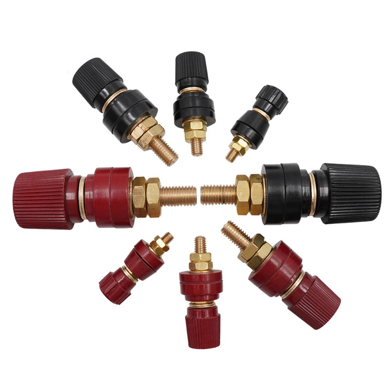 2pcs 40A 60A 80A 100A 160A Copper Terminal High Current 107/333/555/T555 Bakelite Terminal M5 M6 M8