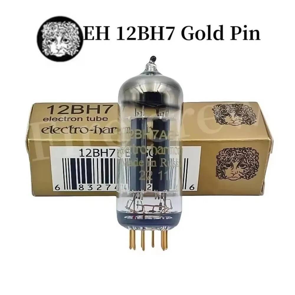 EH ท่อสูญญากาศ 12BH7 Gold Pin อัพเกรด 5687 6N6 7119 7044 12BH7A CV5042 สําหรับ HIFI Audio วาล์ว Elec