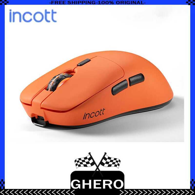 Incott เมาส์เกมมิ่ง G23 Pro 2 โหมดไร้สาย 2.4g Paw3390 น้ำหนักเบา 32000dpi เล่นได้ 140 ชั่วโมง ของขวั