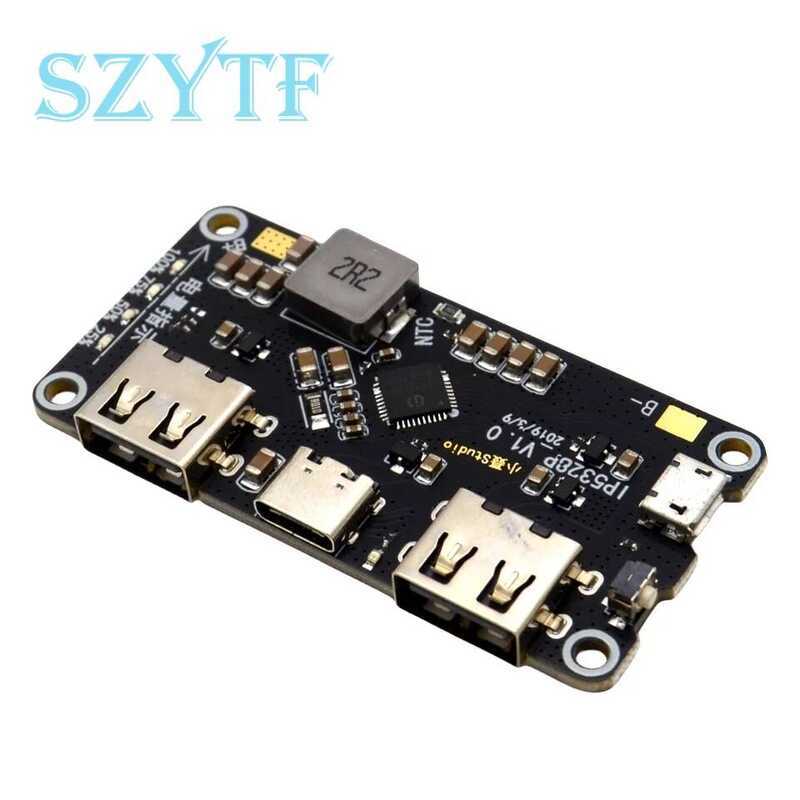 Po โมดูลสวิตช์ชาร์จเร็วแบบสองทิศทาง สำหรับเมนบอร์ดมือถือ กำลังไฟ IP5328P 3.7V เพิ่มเป็น 5V9V12V