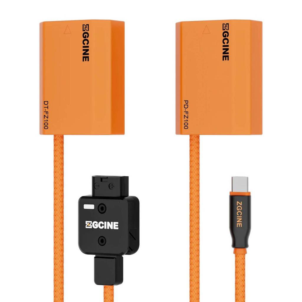 ขยายสายไฟอะแดปเตอร์ NP-FZ100 Dummy แบตเตอรี่ D-Tap Connector อะแดปเตอร์ Type-C สําหรับ Sony A7III A7