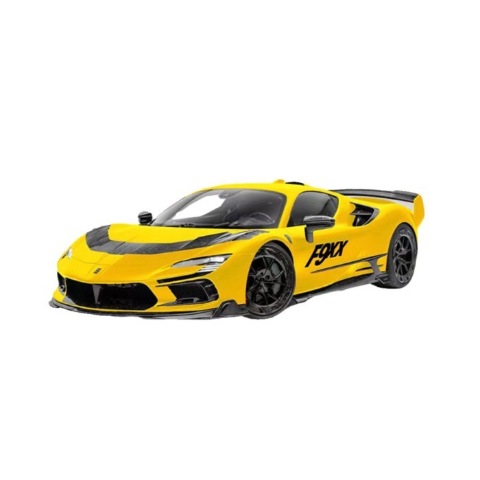 DCM TPC Co-Branded Ferrari Mansory SF90 F9XX 1: 64 โมเดลรถโลหะผสมเครื่องประดับ