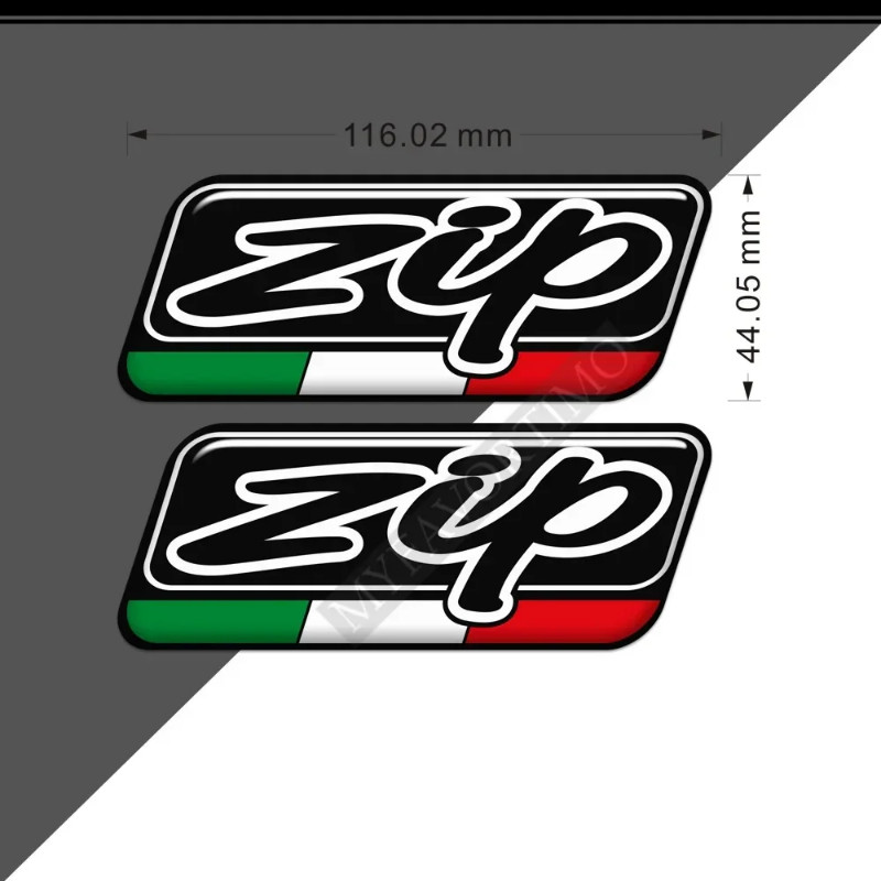 Fit Piaggio Vespa Zip 2T 4T 125 SP 50 100 50cc 2016-2020 Motocycle Stickers  Scooter 3D Emblem Logo
