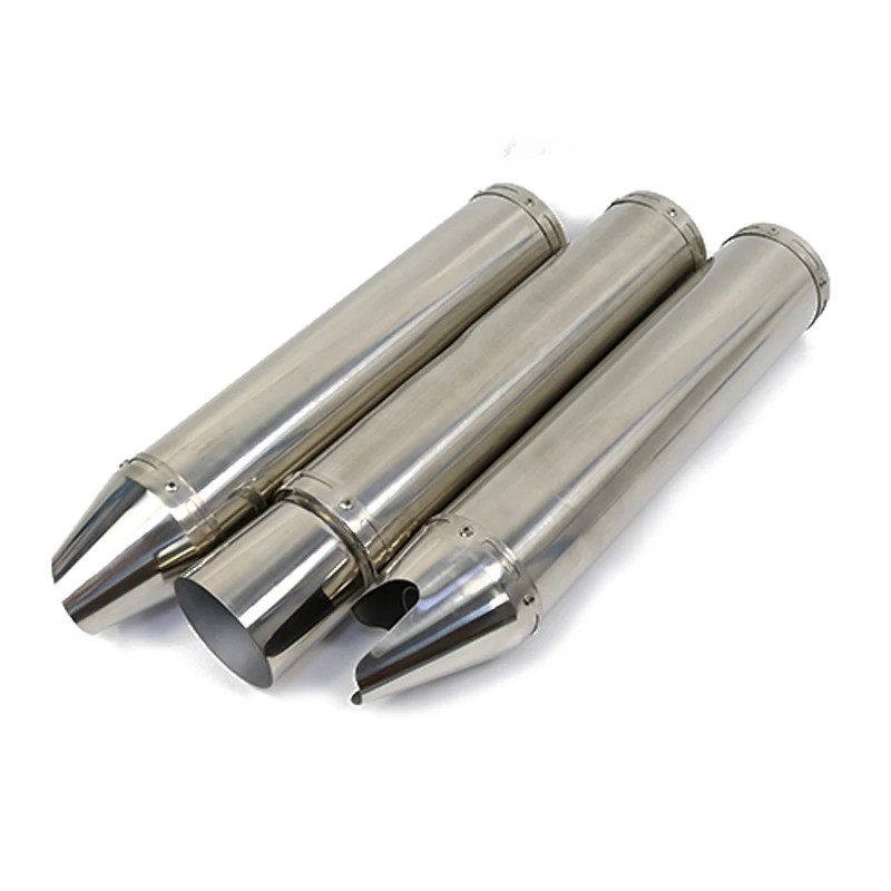 FOR KTM Motorcycle stainless steel universal 60mm exhaust muffler carbon fiber for KTM 300 EXC 450R