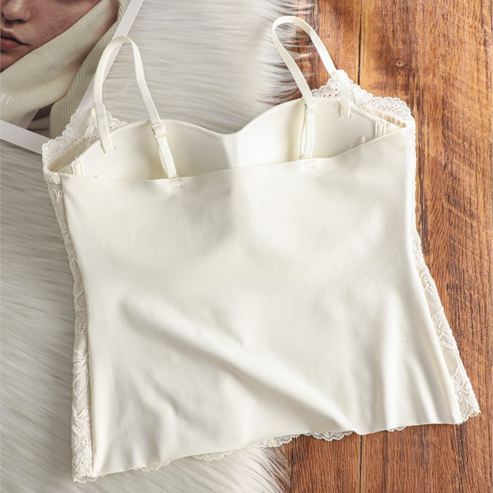 ชุดชั้นในสตรีเซ็กซี่สไตล์ฝรั่งเศส กับเสื้อกั๊กลูกไม้สำหรับฤดูใบไม้ร่วงและหนาว มีเบาะหน้าอกแบบสลิมฟิต - รูปที่ 4