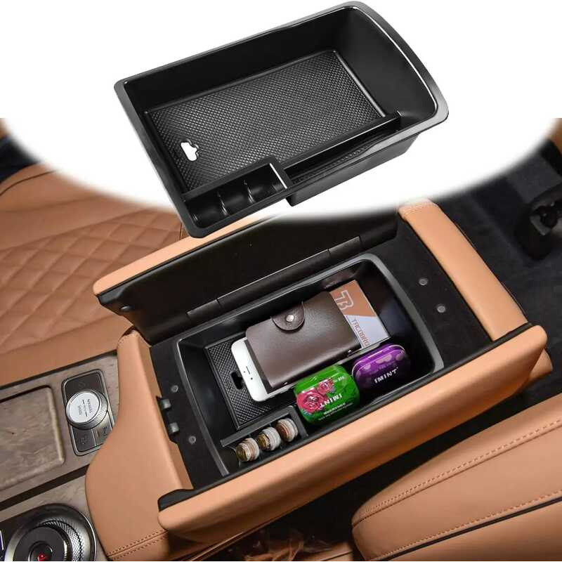 ถาดจัดคอนโซลกลางเข้ากันได้กับอุปกรณ์เสริม Genesis GV80 2021-2025, กล่องที่เท้าแขนเก็บของรอง