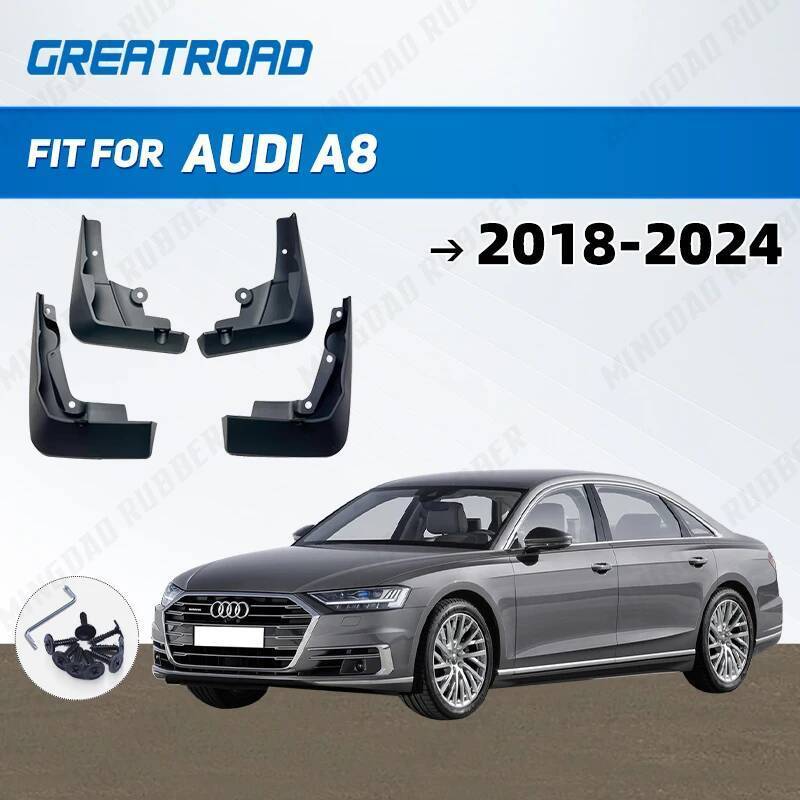 Mudguard สําหรับ Audi A8L SPORT BASIC A8 D5 2018 - 2024 2019 2020 2021 2022 Mudflaps Splash Guards M