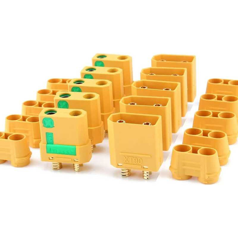 คู่ 10 Amass XT90S XT90-S XT90 ขั้วต่อชายหญิงป้องกันประกายไฟสำหรับแบตเตอรี่, ESC และสายชาร์จ ขั้วต่อ