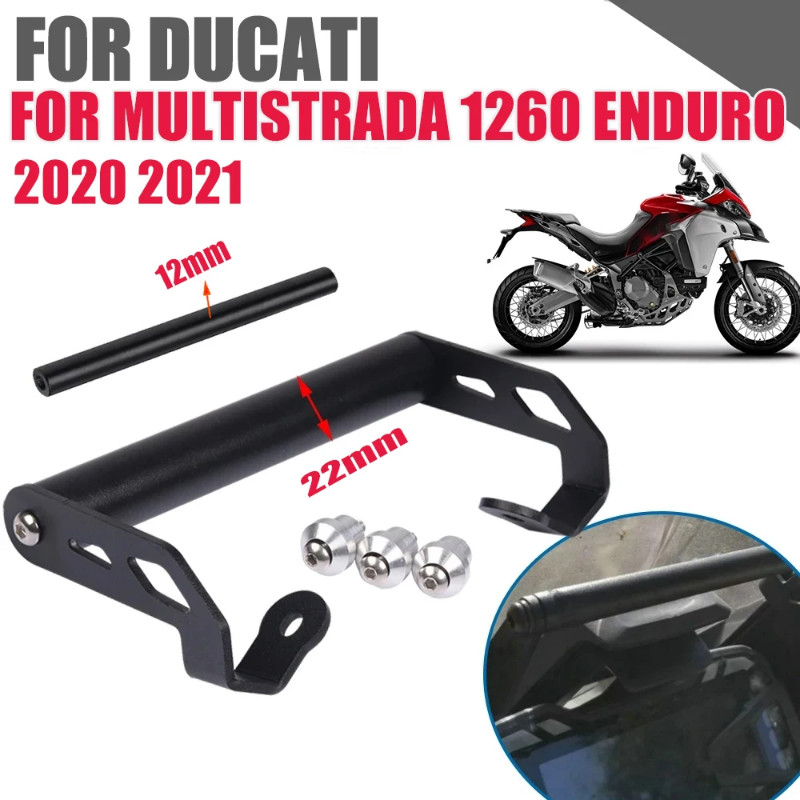For DUCATI Multistrada 1260 ENDURO MTS1260 MTS 1260 Motorcycle Accessories GPS Phone Navigation Bra