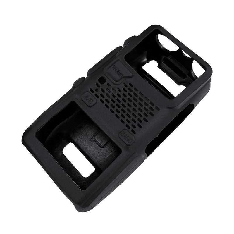 ۞ 1/2Pcs Uv-5Rh วิทยุป้องกันกรณีซิลิโคนนุ่ม Uv-5Rm ยางสําหรับ Ar-5Rm Uv5g PLUS Gm5rh Walkie Tal