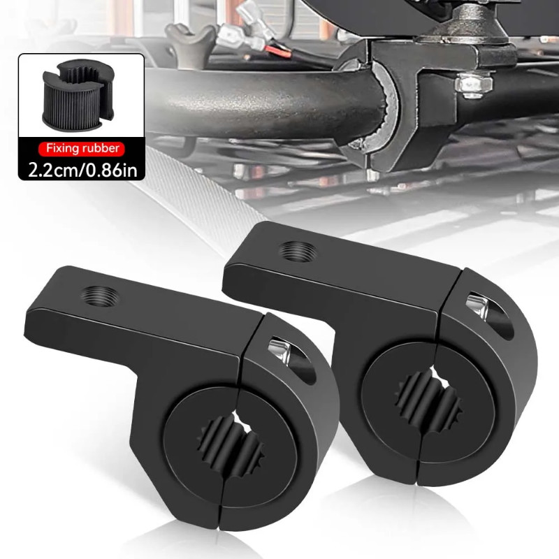 1/2/4pcs Motorbike Head Light Lamp Holder Support Adjustable Motorcycle Headlight Spotlight Mount B