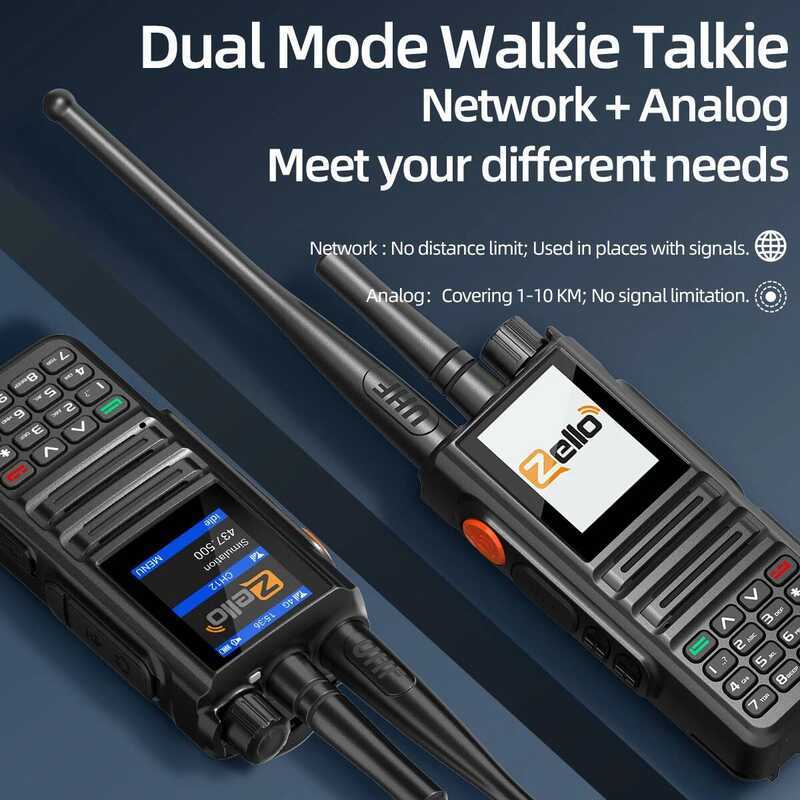 ▥  Gp-889 Analog และเครือข่าย Walkie Talkie Zello Global POC UHF Bluetooth WIFI 2G 4G ซิม