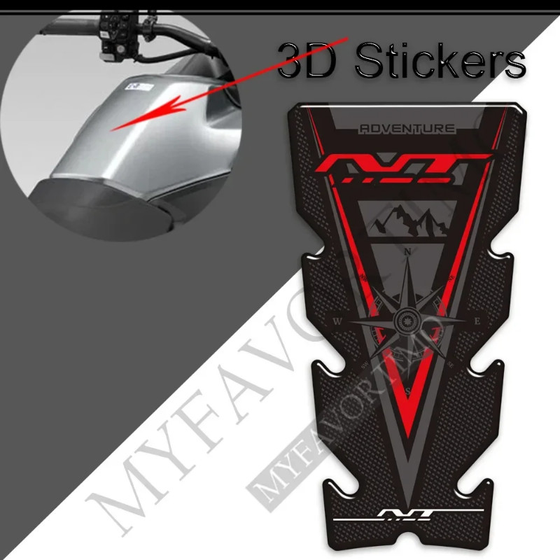 NT 650 700V 1000 1100 For Honda NT650 Motorcycle Accessories Adventure Stickers Decals Protector Ta