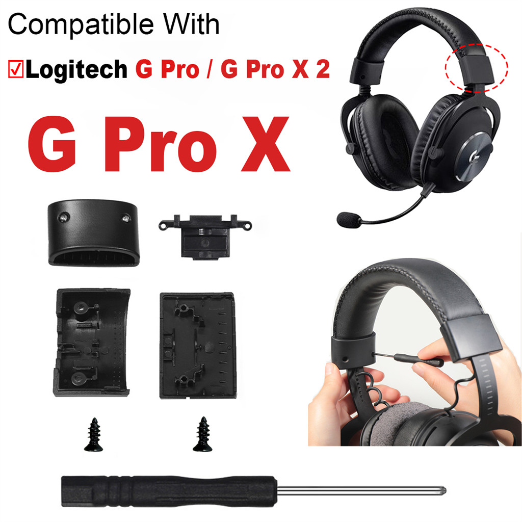 หูฟังเปลี่ยนแถบคาดศีรษะหัวเข็มขัดอะไหล่ซ่อมสําหรับ Logitech G Pro / G Pro X / G Pro X 2 ชุดหูฟังแถบคาดศีรษะอะไหล่ซ่อม