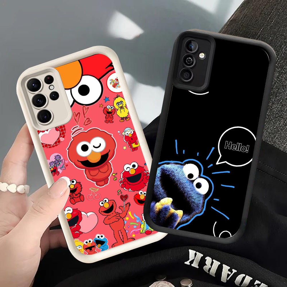YS-85 Sesame Street เคสกันกระแทกสําหรับ Samsung A55 A54 M15 S25 S24 S21 FE Ultra