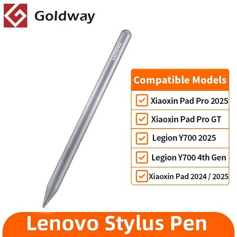 Lenovo ปากกาสไตลัสสำหรับ Xiaoxin 2024 Pad Pro 2025 Legion Y700 รุ่นที่ 4 Type C 4096 ความไว บลูทูธ ป