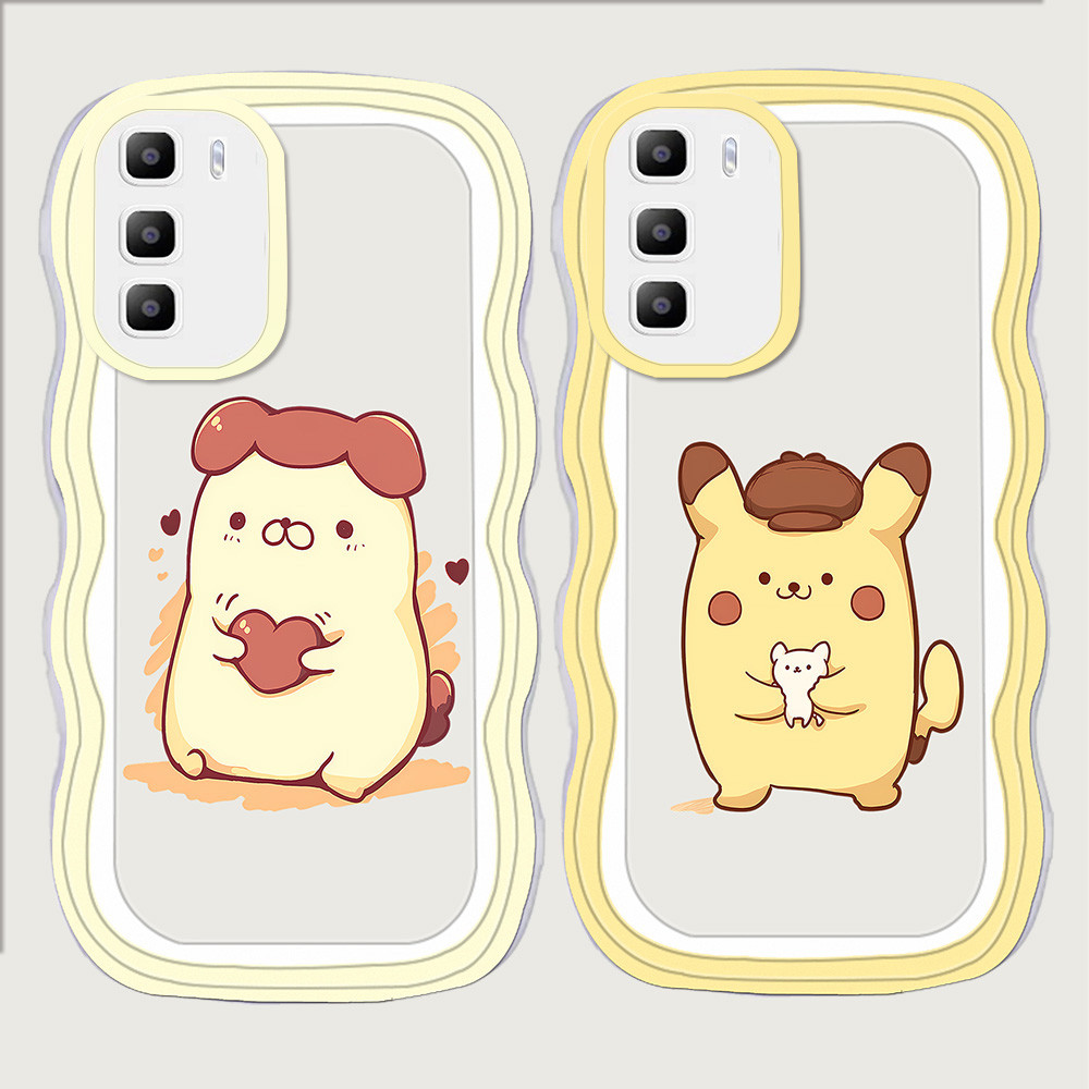 CA28 เคส Pom-pom-purin สําหรับ ITEL S25 Ultra S23 RS4 City 100 เคสโทรศัพท์ TPU