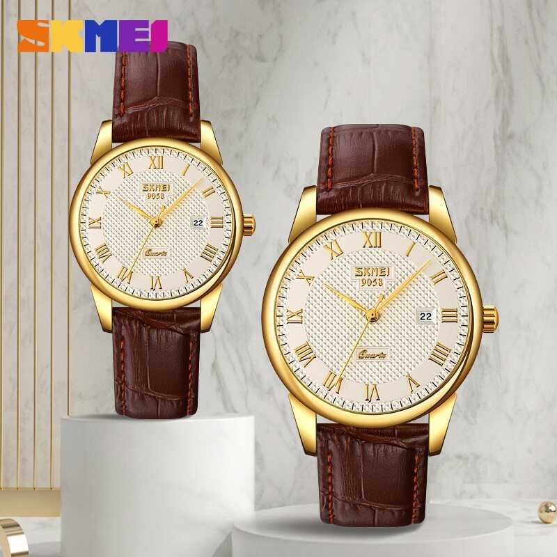 Moment Beauty Retro Classic Design Simple Couple Watch Men Women Waterproof Fashion Calendar Quartz 