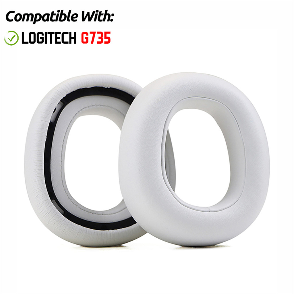 สําหรับ Logitech G735 หูฟังแผ่นรองหูฟังฟองน้ําชุดหูฟัง Earmuffs เปลี่ยนฝาครอบ