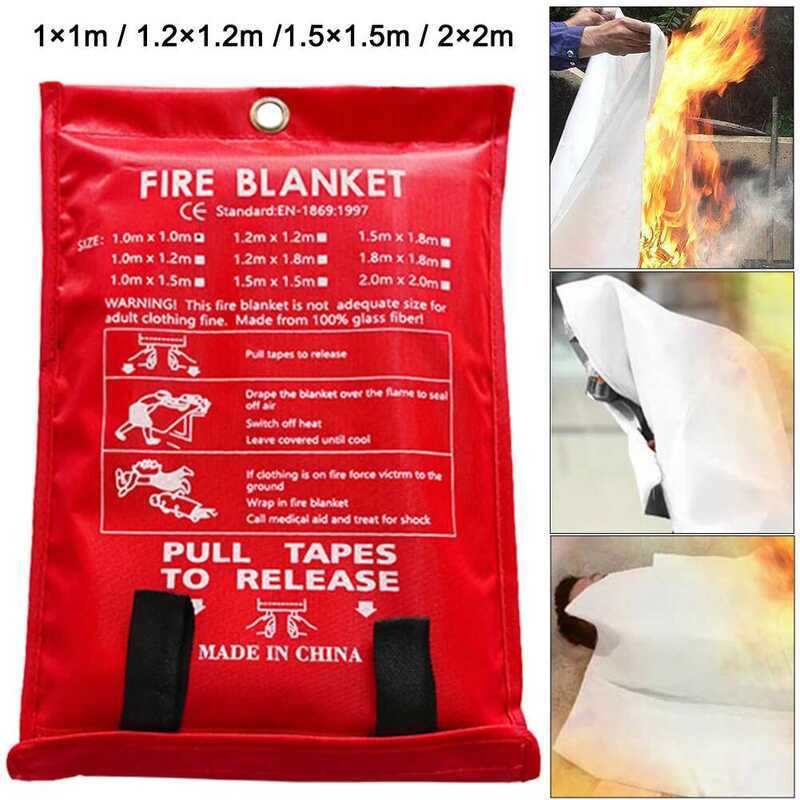 C Fire Blanket Emergency Fire Retardant Blanket Fireproof Blanket Fire Pression Blanket For Kitchen