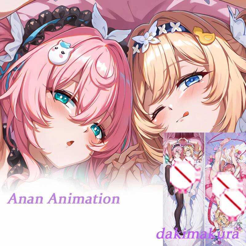 หมอน Dakimakura อะนิเมะ Barbara Hyacine จาก Genshin Impact พิมพ์สองด้าน