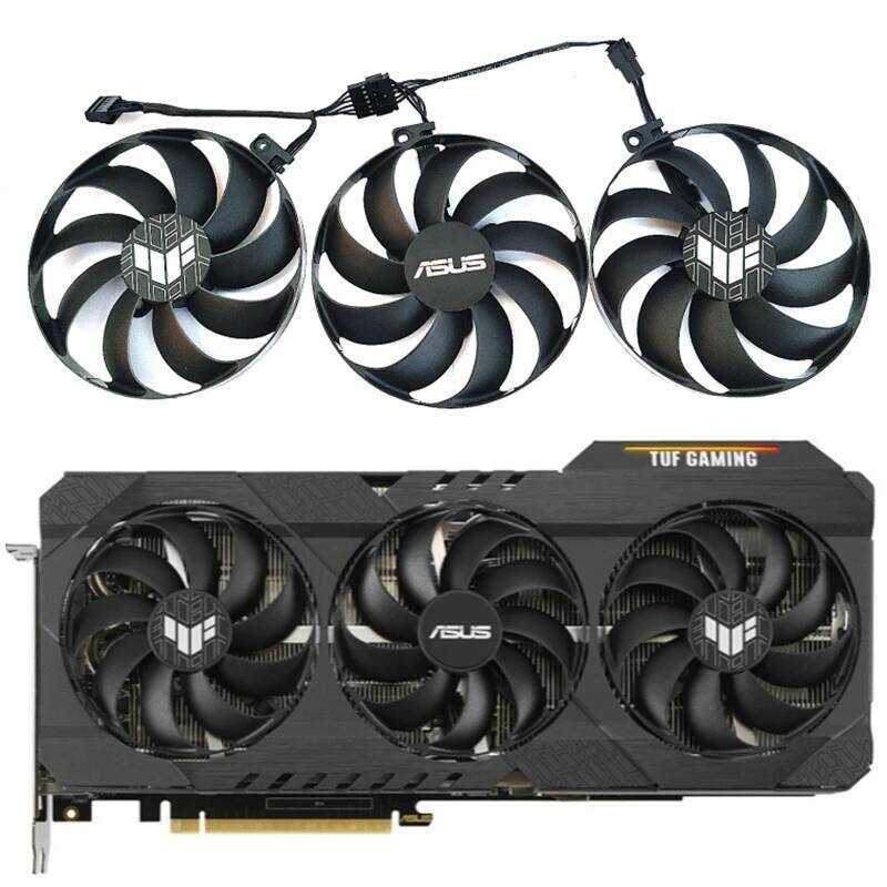1 ใหม่ ชุด พัดลม GPU ขนาด 88 มม. 7PIN CF9010U12D สำหรับการ์ดจอ ASUS TUF RTX 3060 3060TI 3070 3070TI