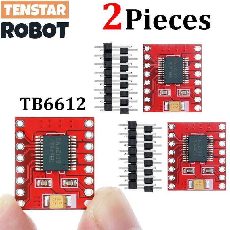 TENSTAR บอร์ดขับมอเตอร์คู่ 2 ชิ้น TB6612 1A TB6612FNG ไมโครคอนโทรลเลอร์