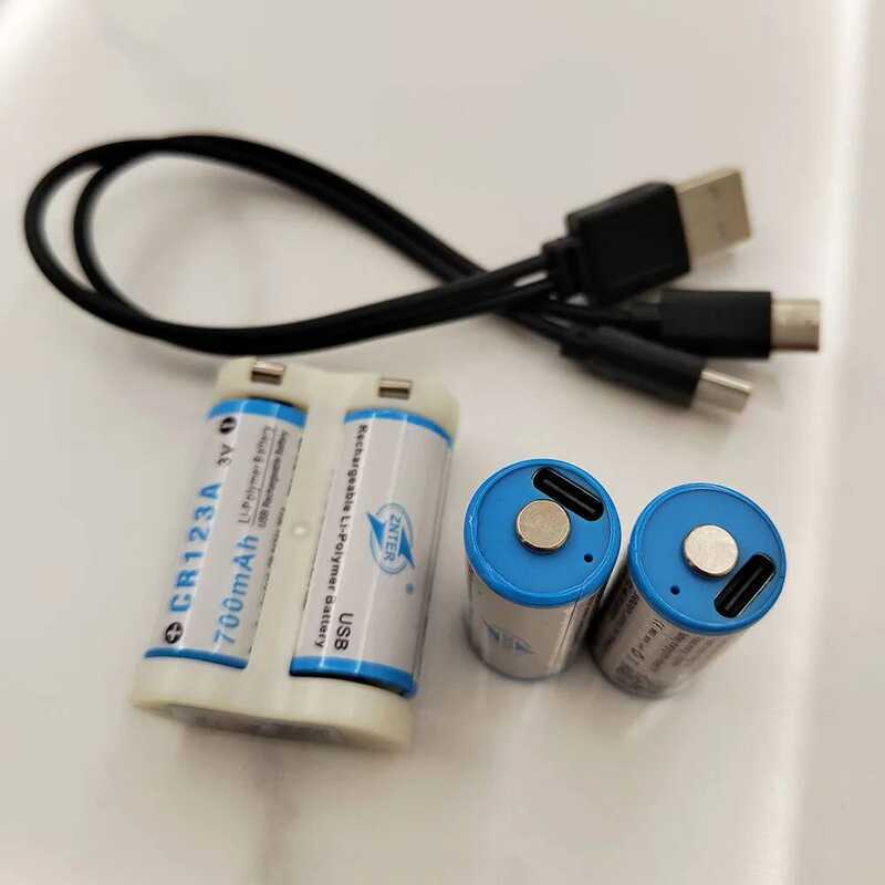 2CR5 แบตเตอรี่ลิเธียมโพลิเมอร์ ขนาด 700mAh ชาร์จผ่าน USB TYPE C แรงดันคงที่ 6V