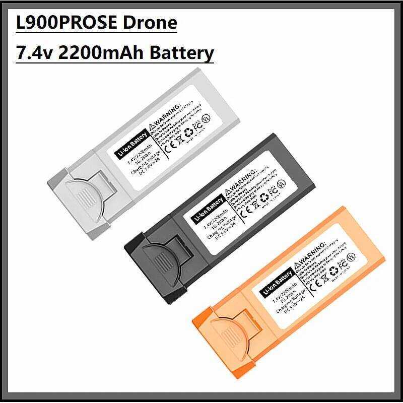 7.4V แบตเตอรี่ 2200mah L900 Pro Se สำหรับ L900prose Max Rc สำหรับควอดคอปเตอร์ ชิ้นส่วนเครื่องบิน RC