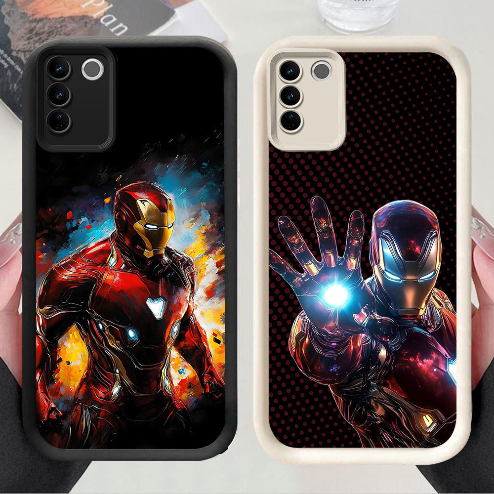 TS-62 Iron Man เคสกันกระแทกสําหรับ VIVO V27E V27 V29 V29E Y200e Y100 Pro