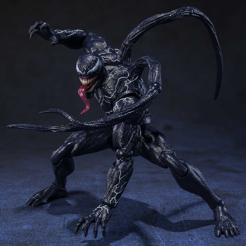 Marvel Avengers SHF Venom Marvel Movie Venom 2 Joint Action Figure ของเล่นเครื่องประดับ