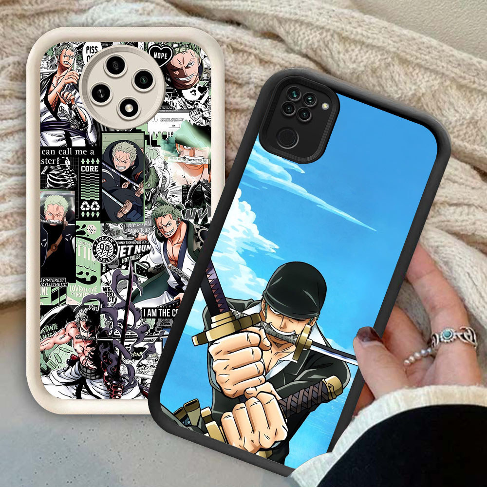 YS-80 One Piece Zoro เคสกันกระแทกสําหรับ Xiaomi Redmi หมายเหตุ 8 9 9S Poco M2 Pro Max