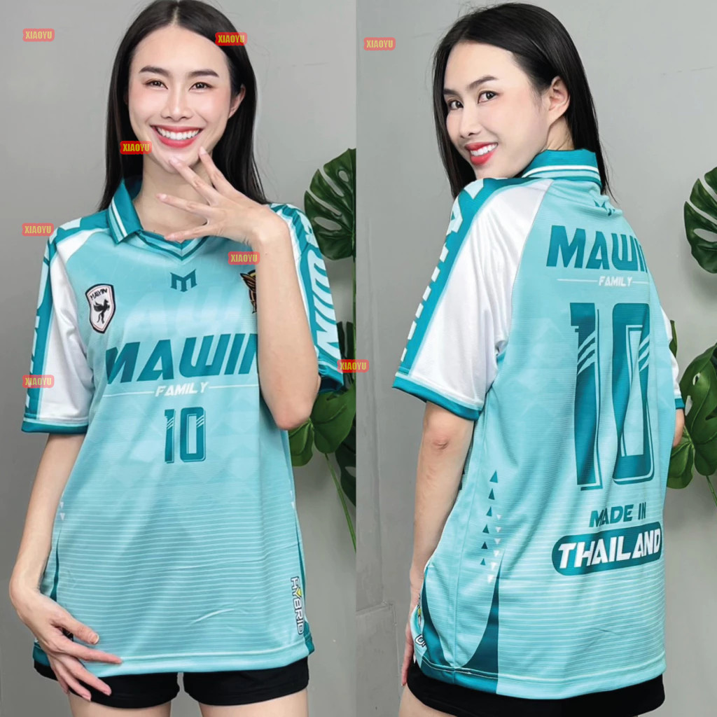 เสื้อกีฬาคอปกพิมพ์ลายกีฬา สไตล์ครอบครัว ใส่ได้ทุกวัย รูปที่ 3