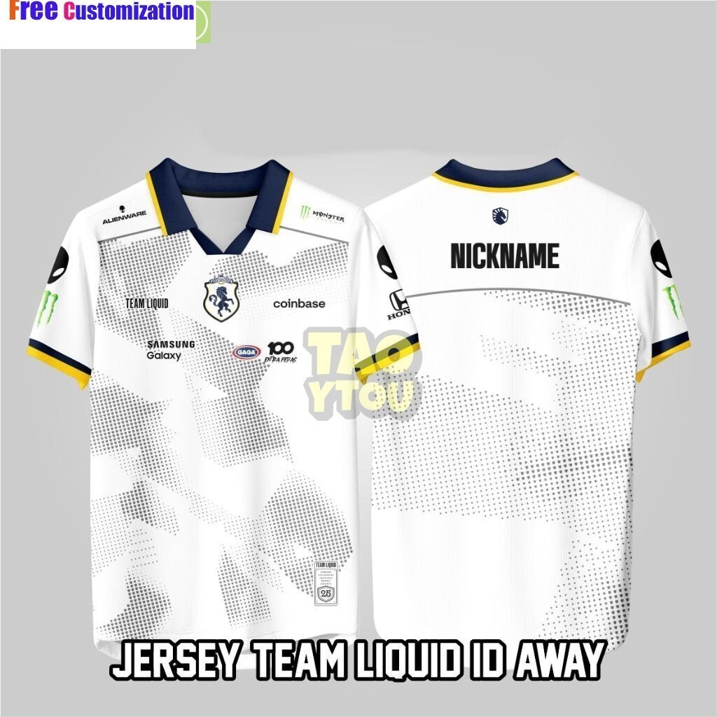 [ฟรี CUSTOMIZATION] Team Liquid ID Team Liquid PH Jersey เสื้อยืดเกมล่าสุด 2026

