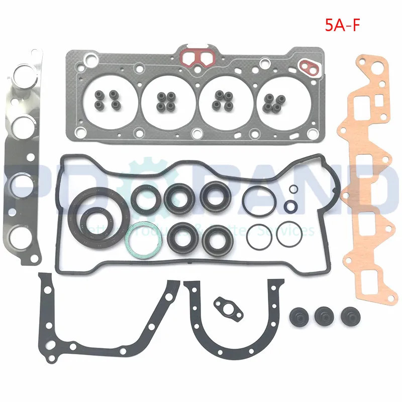 5AF 5A-F 5A-FE Full Engine Complete Gasket Set for TOYOTA Carina/Corolla/corona/sprinter 1.5L 1498c