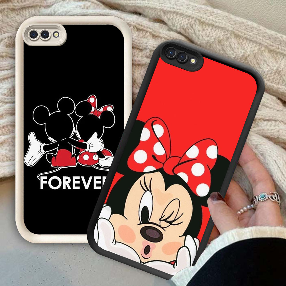 YS-100 Minnie Mouse ปลอกกันกระแทกสําหรับ OPPO A5 A5X A3S A1K A12E Realme 14 14T C2 C2s