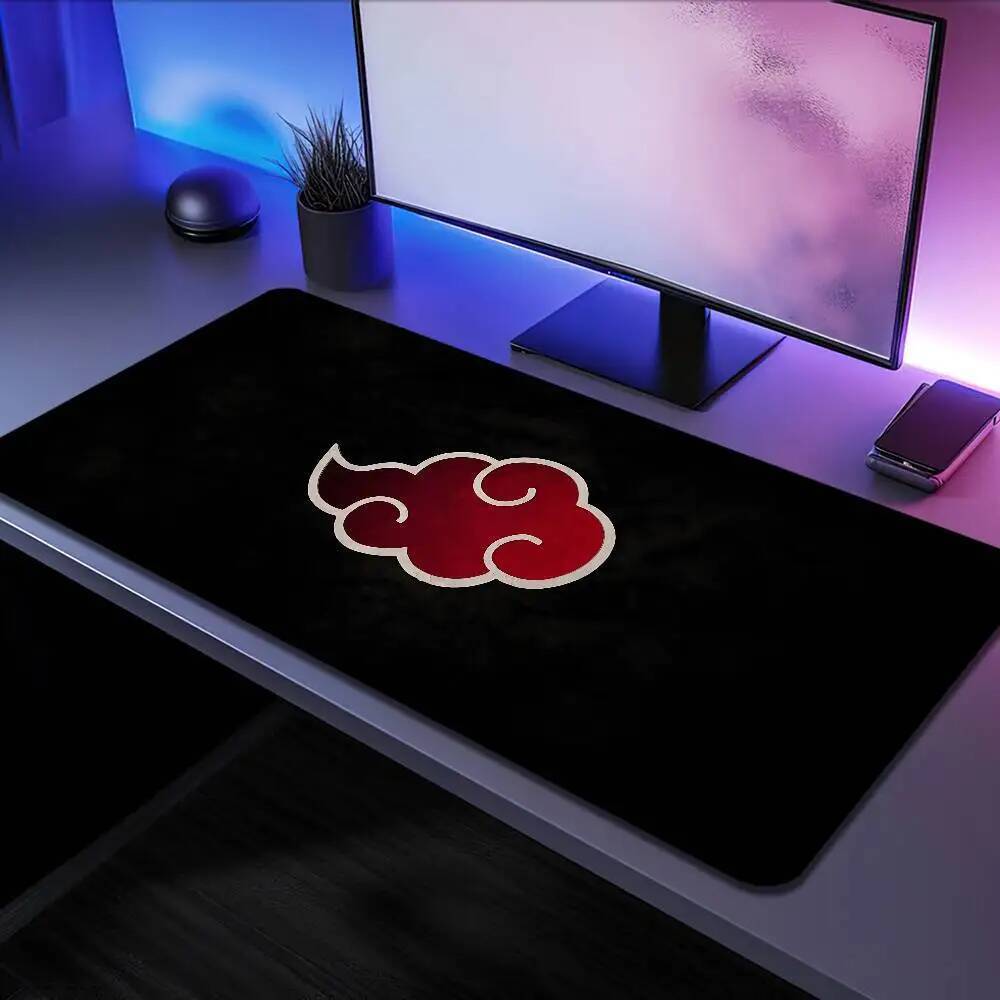 เสื่อโต๊ะแป้นพิมพ์ตามหลักสรีรศาสตร์สํานักงานอะนิเมะ NARUTO Akatsuki Mousepad ขนาดใหญ่ยาง PC ลื่น Anti-fray Home เกมที่กําหนดเอง - รูปที่ 3