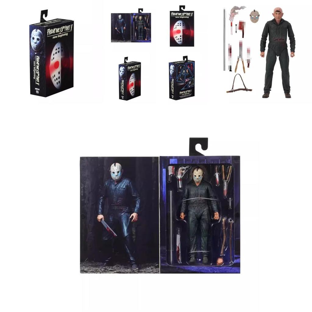 Friday 13th The Jason Roy Burns Pvc Action Figure พร้อมข้อต่อ Posable สําหรับภาพยนตร์สยองขวัญ